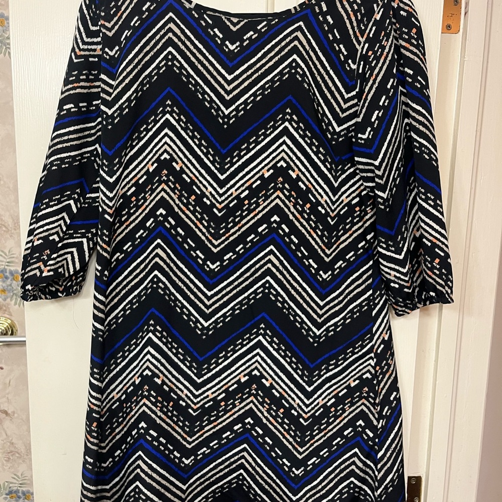 Fun & Flirt Chevron Dress